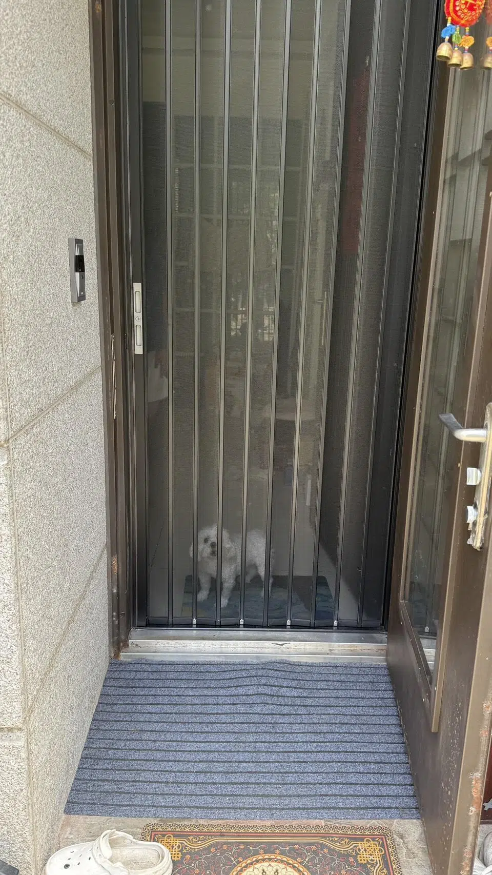 毛孩家庭適用的金屬折疊紗門 毛孩家庭適用的金屬折疊紗門